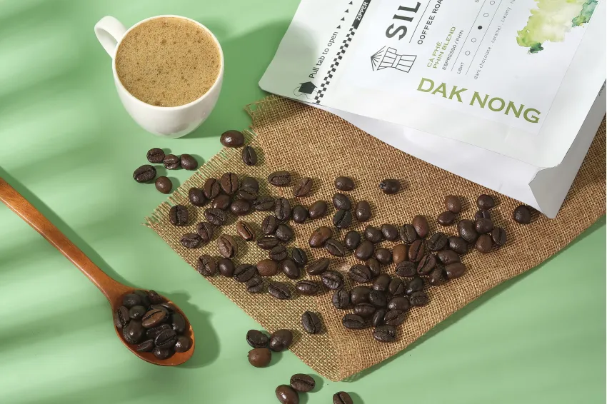 Cà Phê Vietnam Fine Robusta Đắk-Nông, Cà Phê Robusta Thượng Hạng, Hạt Cà Phê Đặc Sản, Cà Phê Robusta Việt Nam, Cà Phê Đắk Nông, Quà Tặng Cà Phê