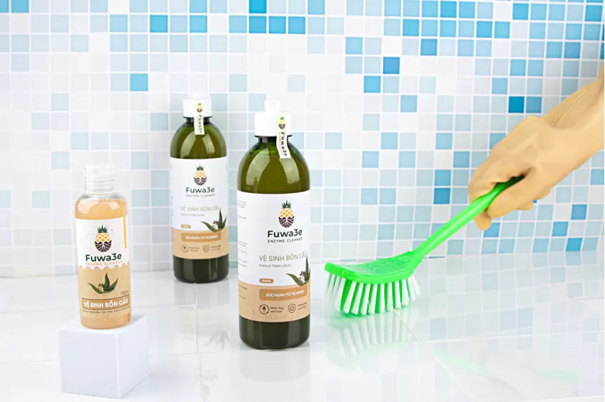 Enzyme Toilet Cleaner, Natural Ingredients From Fruits And Vegetables, Safe And Non-Toxic, Convenient And Easy To Use