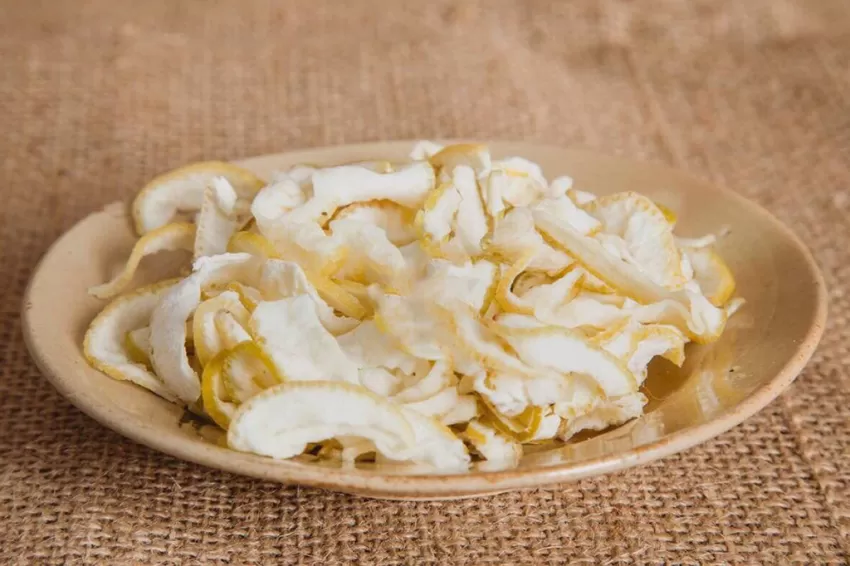 Dried Pomelo Peel, Glass Jar