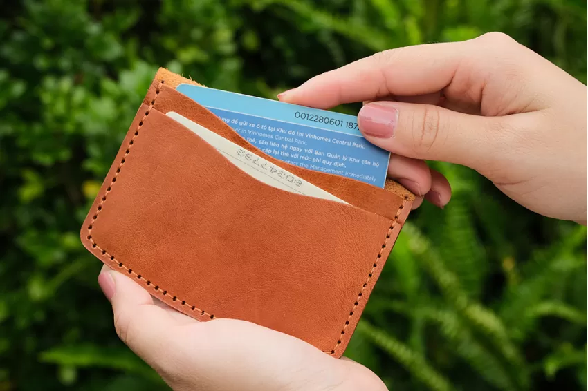 Genuine Leather Cardholder, A Modern Masterpiece Of Handcrafted Durability, Compact Design, Convenient And Stylish, Personalized Cardholder, Gift Idea