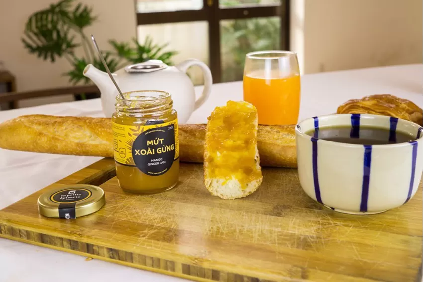 Mango And Ginger Jam, French Recipe Mango Jam, New Fruit Flavor Jam, Natural Fresh Fruits, Gift For Parents