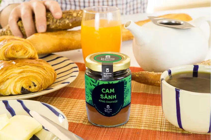 Mứt Cam - La Petite Epicerie Saigon, Mứt Không Chất Bảo Quản, Bổ Sung Vitamin C, Mứt Trái Cây Ăn Sáng, Mứt Phết Bánh Mì