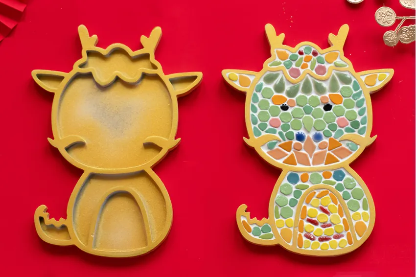 Baby Dragon, DIY Mosaic Kit For Kids, Handcrafted Toy, Premium and Safe Material, Comprehensive Development for Children Baby Dragon, DIY Mosaic Kit For Kids, Handcrafted Toy, Premium and Safe Material, Comprehensive Development for Children