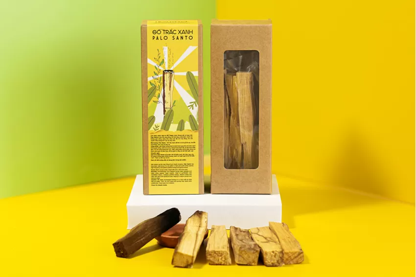 Premium Holy Wood Palo Santo Stick, High-Quality Sacred Wood, Sacred Wood From Peru, Green Sandalwood Room Incense