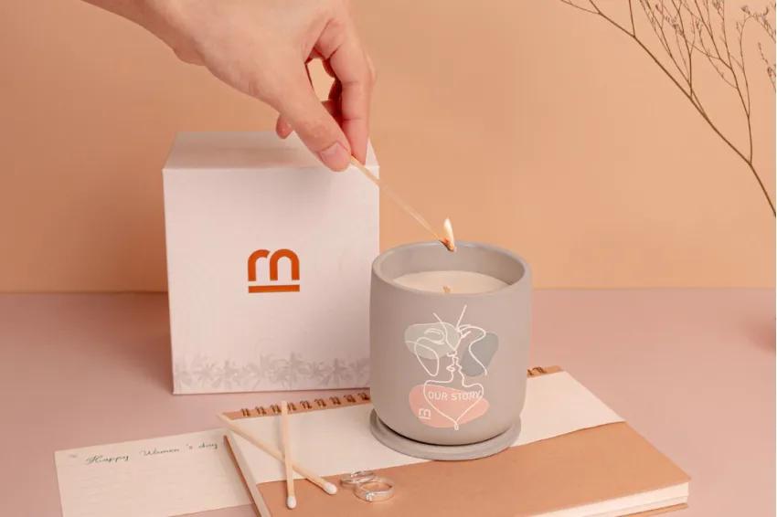 Set quà tặng cốc nến