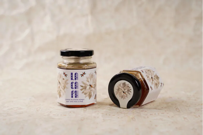 Coffee Blossom Honey, 100ml Jar, Nature's Essence from Tây Nguyên, Raw Honey, Healthy Drinks, Health Gifts