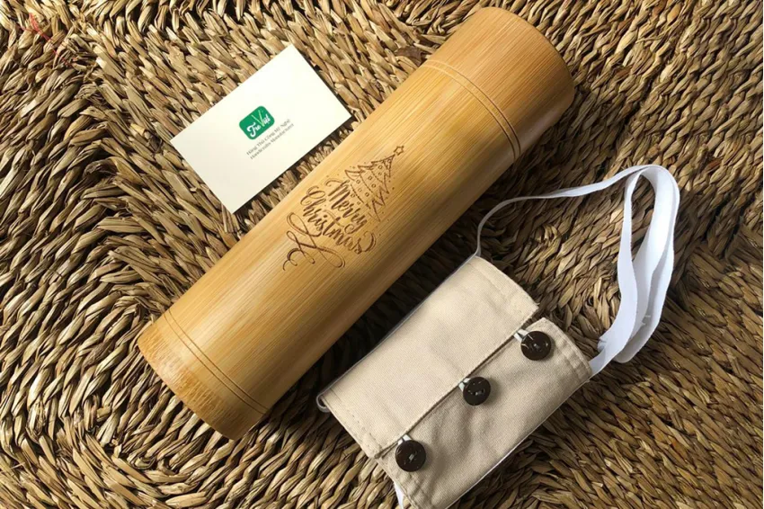 Customized Bamboo Gift Set (Bamboo Tumbler and Cup), Bamboo Cups, Eco Cups, Bamboo Utensils, Unique Gifts, Personalized Gifts