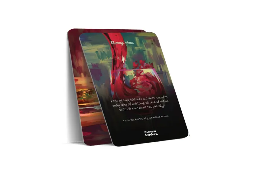 "Let's Get Another Drink" Conversation Card Set, Couple Edition, Board Game For Deeper Connections, Practice EQ Communication Skills, Question Cards, Unique Gifts