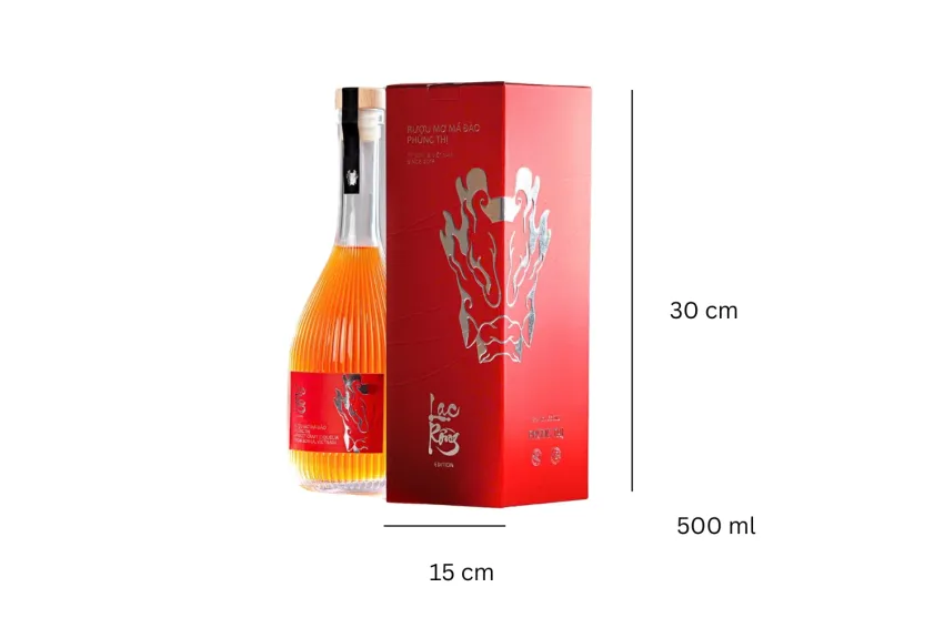 Rượu Mơ Phùng Thị, 500ml, Hương Vị Rượu Tinh Túy Từ Tây Bắc, Rượu Mơ Má Đào, Kỹ Thuật Ngâm Ủ Hai Năm, Đặc Sản Tây Bắc, Rượu Thủ Công, Quà Việt Nam