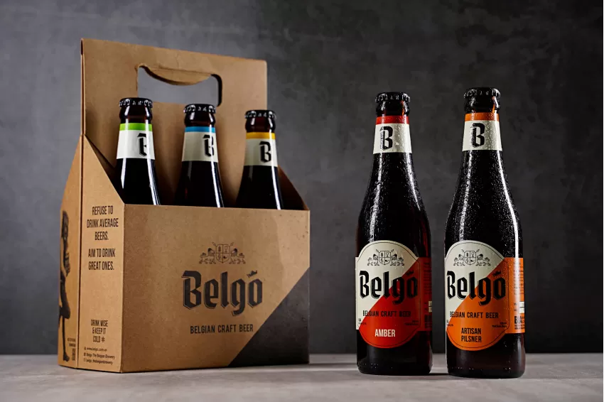 Comboa Bia Thủ Công Belgo, 3 Chai 330ml, Công Thức Thượng Hạng