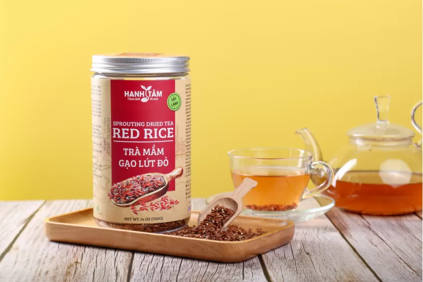 Roasted Sprouted Red Rice Tea - Hạnh Tâm | CHUS
