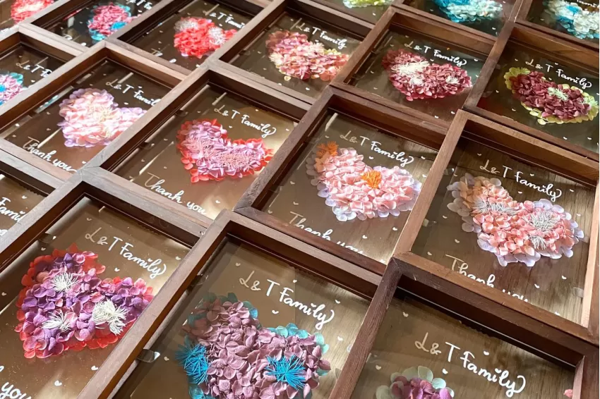 Dried Flower Frame, personalized gifts Dried Flower Frame, personalized gifts