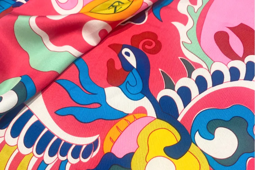 Colorful silk scarves for gifts for Indian customers