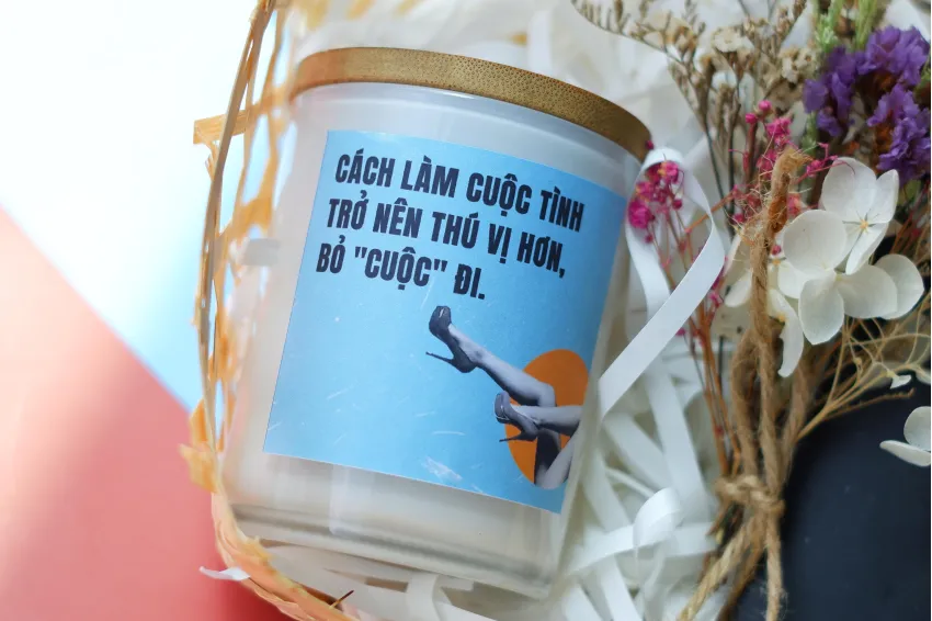 Funny Candle Gift: Cách Làm Cuộc Tình Trở Nên Thú Vị Hơn,  Bỏ "Cuộc" Đi - Ignite The Flame Of Love, Romantic Candle, Couples Gift, Improve Relationship