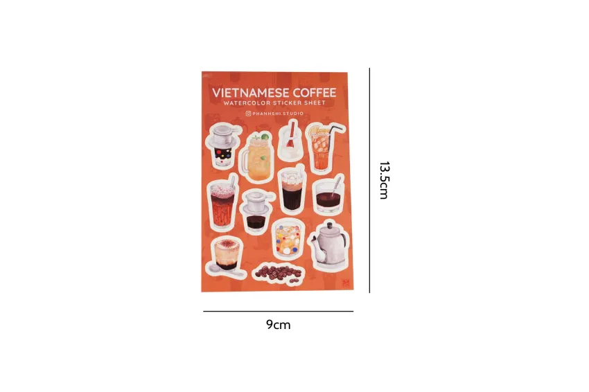 Vietnamese Coffee Stickers Vietnamese Coffee Stickers