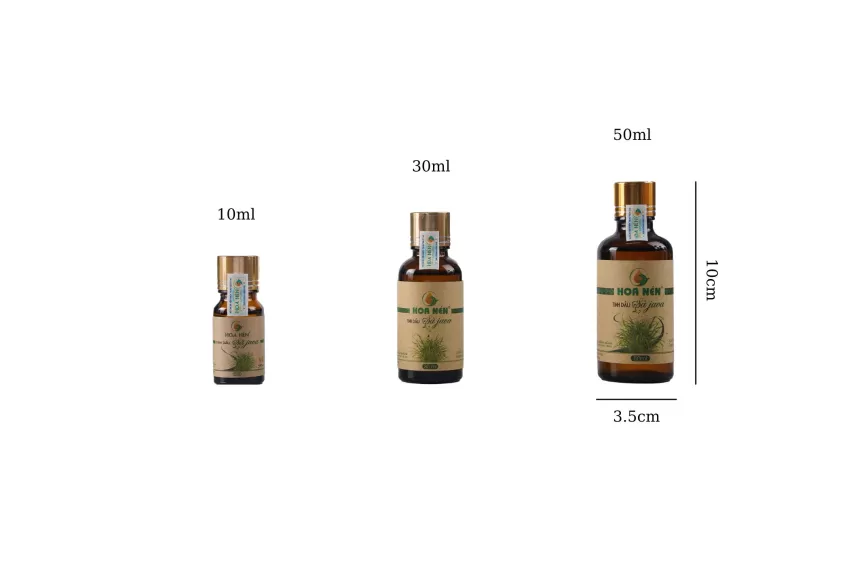 Tinh Dầu Sả Java, Khử Mùi Hôi, Thanh Lọc Không Khí, Cải Thiện sự Tập Trung, Thành Phần Thiên Nhiên, Lành Tính