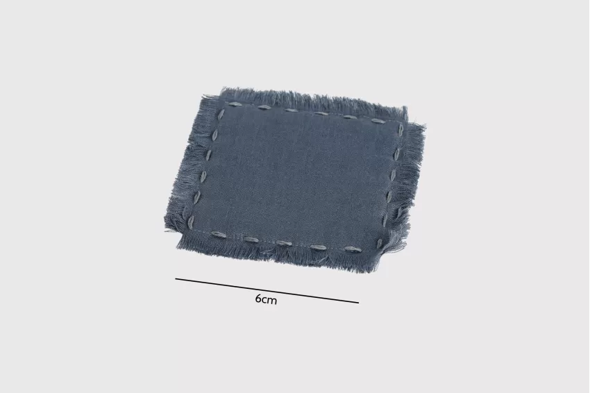 “Tĩnh” Coaster, Cool Tones, High-Quality Linen, Unique Drying Detail, Excellent Absorbency, Interior Decoration “Tĩnh” Coaster, Cool Tones, High-Quality Linen, Unique Drying Detail, Excellent Absorbency, Interior Decoration