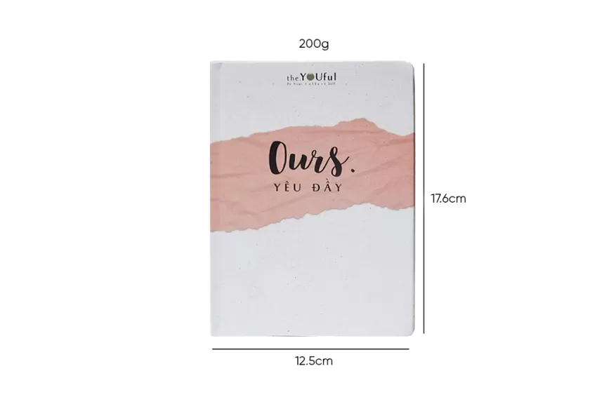 Sổ Tay "Yêu Đầy", Lưu Trọn Hành Trình Tình Yêu, Sổ Tay Cặp Đôi, Nhật Ký Tình Yêu Độc Đáo, Sổ Tay Bìa Cứng, Quà Tặng Cặp Đôi, Quà Tặng Người Yêu Độc Đáo
