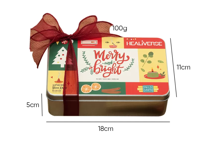 Hộp Quà Giáng Sinh Merry & Bright - HEALIVERSE