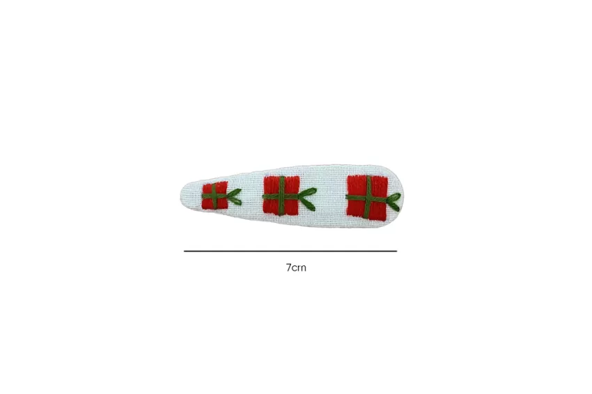 Kẹp Tóc Linen Thêu Tay Hộp Quà, Bst “Special Christmas”, Phong Cách Giáng Sinh, Hình Thêu Đáng Yêu, Quà Noel Cho Người Thân Và Bạn Bè Kẹp Tóc Linen Thêu Tay Hộp Quà, Bst “Special Christmas”, Phong Cách Giáng Sinh, Hình Thêu Đáng Yêu, Quà Noel Cho Người Thân Và Bạn Bè