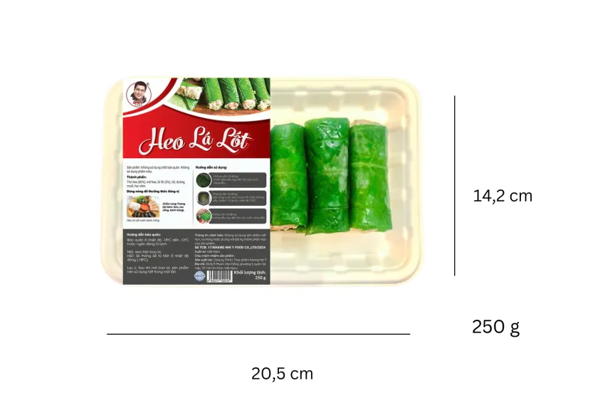 [Ship Nội Thành HCM] Heo Lá Lốt Ông Ù 250G, Thơm Lừng Khó Cưỡng, Thịt Heo Sạch, Chiên Hoặc Nướng, Heo Cuộn Lá Lốt, Chế Biến Nhanh, Đặc Sản Việt Nam