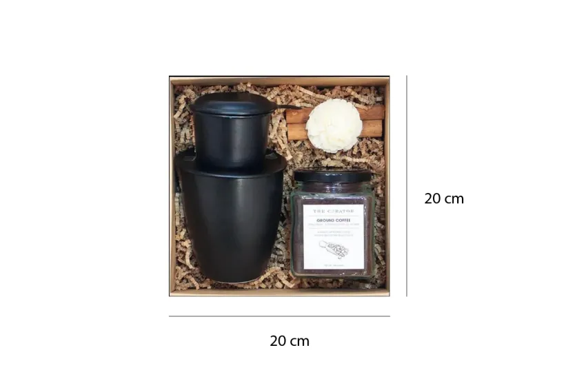 "Still Time" Gift Box, Perfect Relaxation Moment, Robusta Coffee, Ceramic Cup, Coffee Filter, Luxury Gift Box, Birthday Gifts, Coffee Gift Set