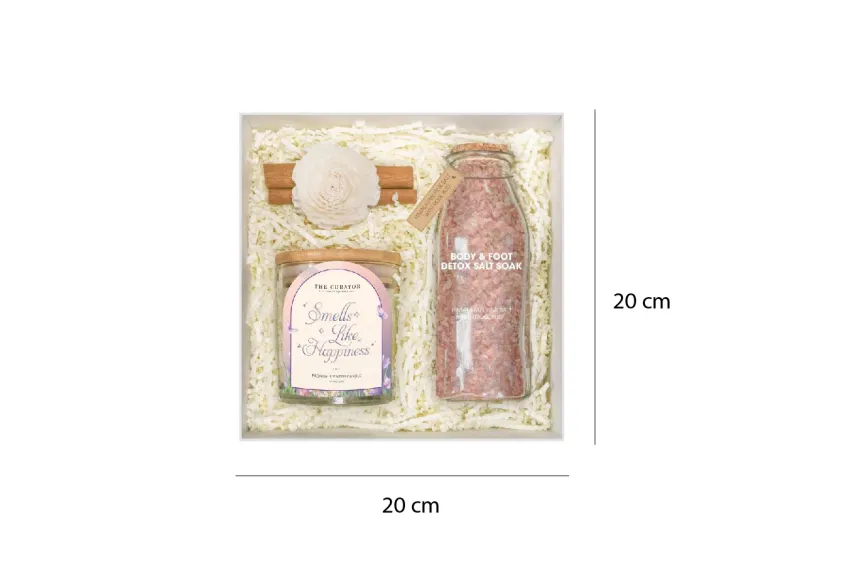 "So Relaxing" Gift Box, Unwind And Relax, Scented Candles, Himalayan Salt, Luxury 8/3 Gift Box, Birthday Gift For Her, Gift For Girlfriend