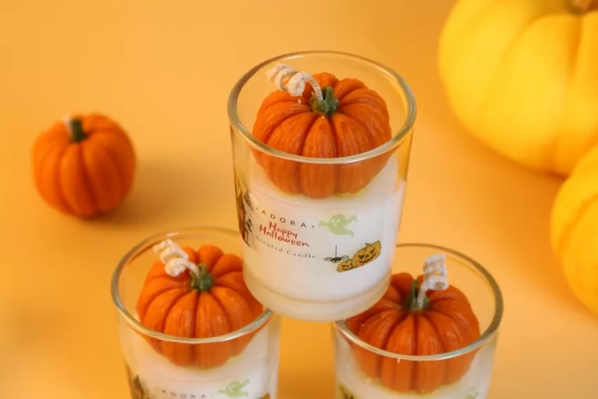 Halloween Pumpkin Scented Candle