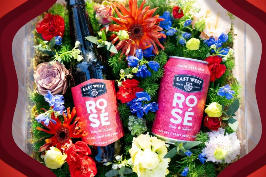 ROSÉ Craft Beer, 330ml Bottle, Ignite the Fun, Vietnamese Craft Beer, Berry Ingredients, Sweet Flavor, Well-Brewed Beer, Beer For All Occasion