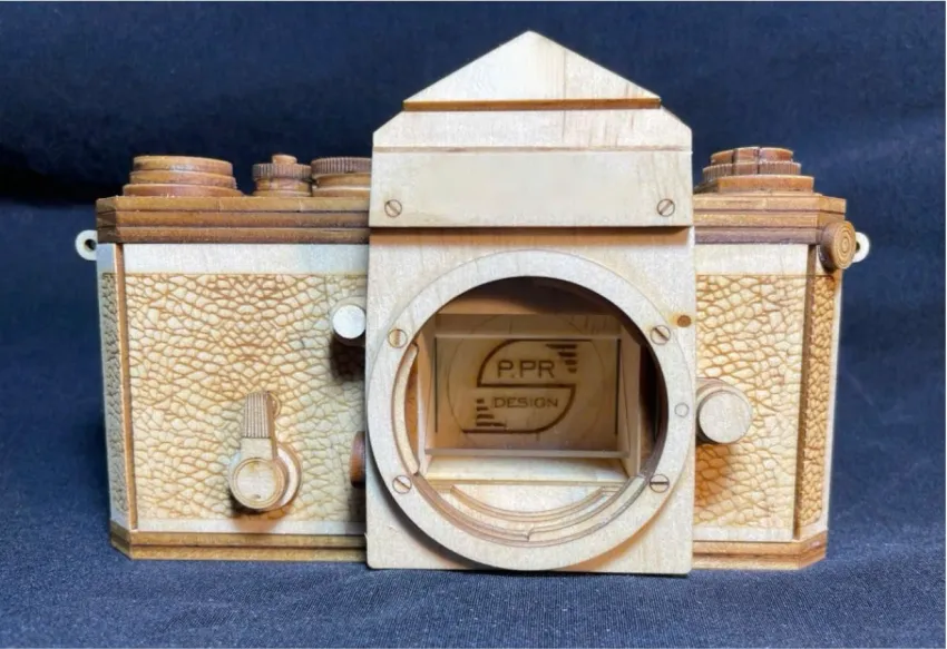 Real Scale Nikon F Wooden Camera Assembly Model, Exquisite Perfection, 152-Operation Wood Model, Thinking Toy, Home Decoration, Vietnamese Souvenirs Real Scale Nikon F Wooden Camera Assembly Model, Exquisite Perfection, 152-Operation Wood Model, Thinking Toy, Home Decoration, Vietnamese Souvenirs
