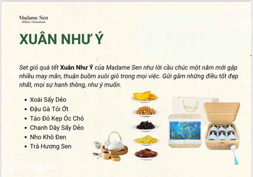 Set Quà Tết "Xuân Như Ý", Bộ Sưu Tập Quà Tết "Hoa Xuân", Lời Chúc Xuân Với Trà Kèm Hạt Và Trái Cây, Hộp Quà Bọc Giấy Dó, Quà Tết Cho Doanh Nghiệp