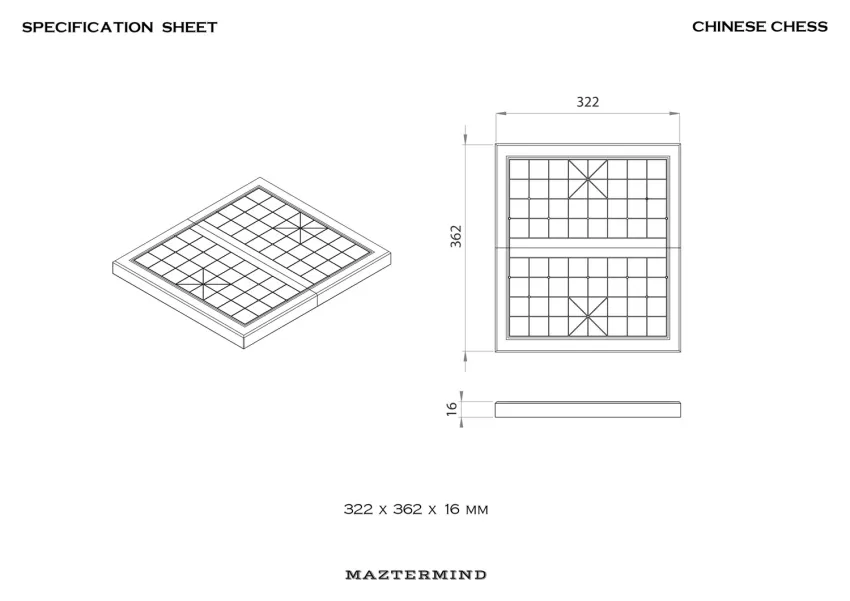 Cờ Tướng - Maztermind, Bộ Cờ Tướng Thủ Công, Bàn Cờ Gỗ Cao Cấp, Siêu Đẹp Siêu Sang, Bàn Cờ Nhỏ Gọn, trò chơi trí tuệ