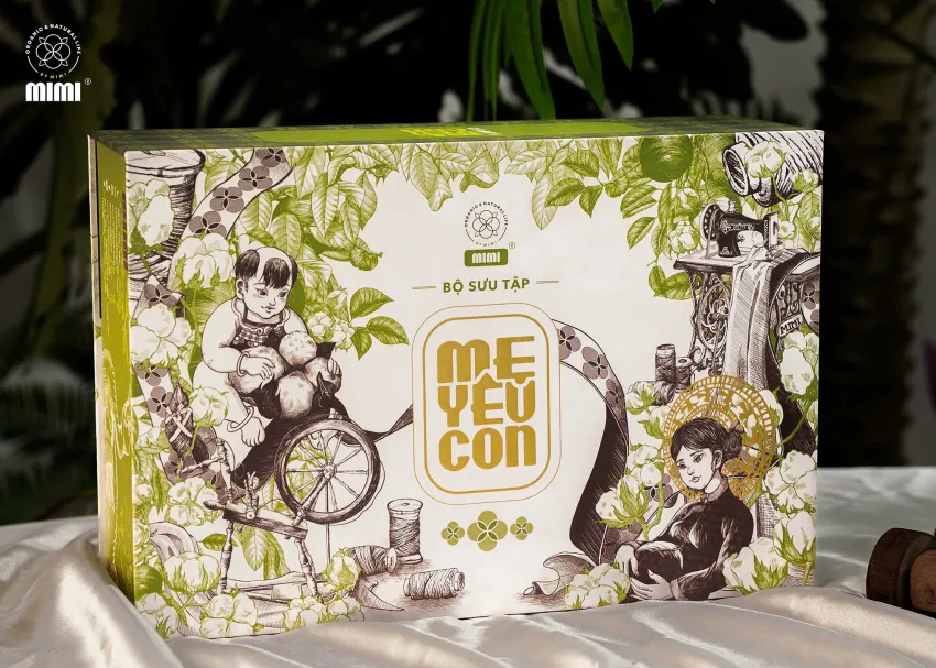 Hộp quà "Mẹ Yêu Con" mang lời chúc tốt lành từ cảm hứng Việt—quà tặng sơ sinh từ bông hữu cơ, an toàn cho mẹ và bé, món quà ý nghĩa dịp chào đời. Hộp quà "Mẹ Yêu Con" mang lời chúc tốt lành từ cảm hứng Việt—quà tặng sơ sinh từ bông hữu cơ, an toàn cho mẹ và bé, món quà ý nghĩa dịp chào đời.