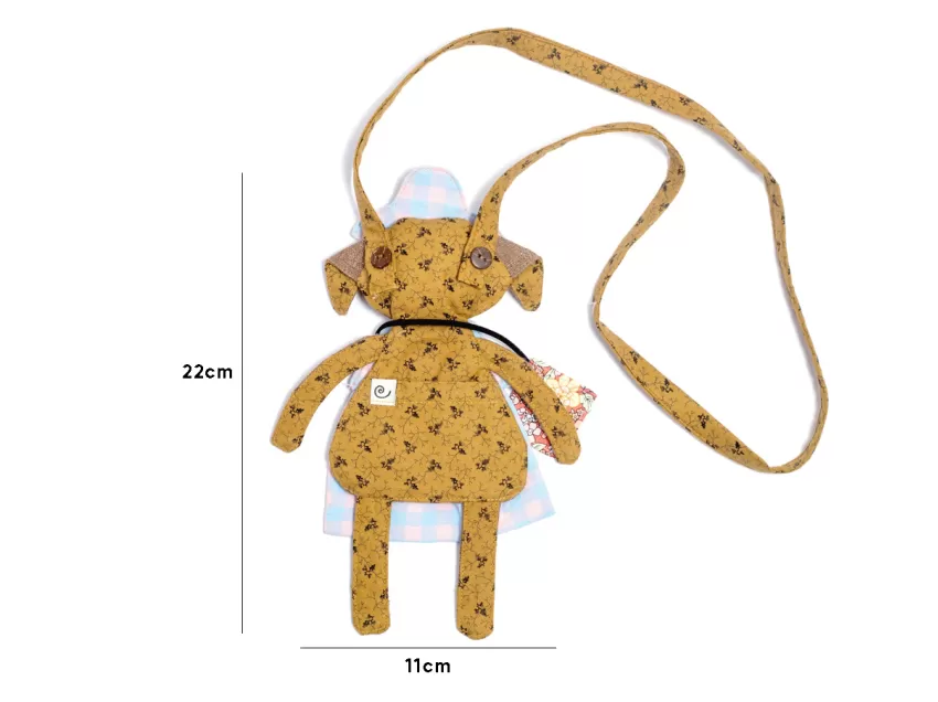 Milk Doll Bag, Charming Dog Design, Detachable Strap, Convenient Storage Bag, A Lovely Gift For Babiesmilk doll bag, charming dog design, detachable strap, convenient storage bag, a lovely gift for babies