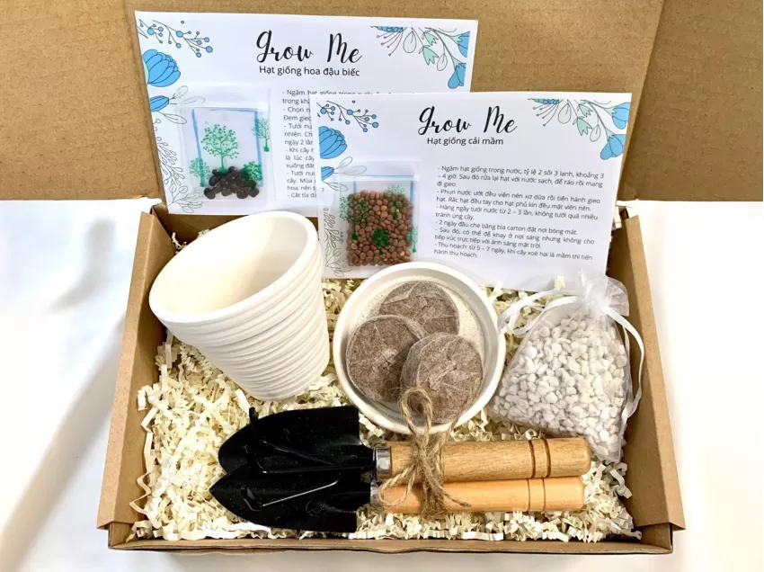 Grow Me! Gift Set, Watch Your Plant Thrive, Embrace A Sense Of Calm And Focus, Contribute To A Greener Planet, Compact And Stylish Gift Box, Essential Gardening Tools, Everything You Need To Get Started, Eco-Friendly Gift, Green Living