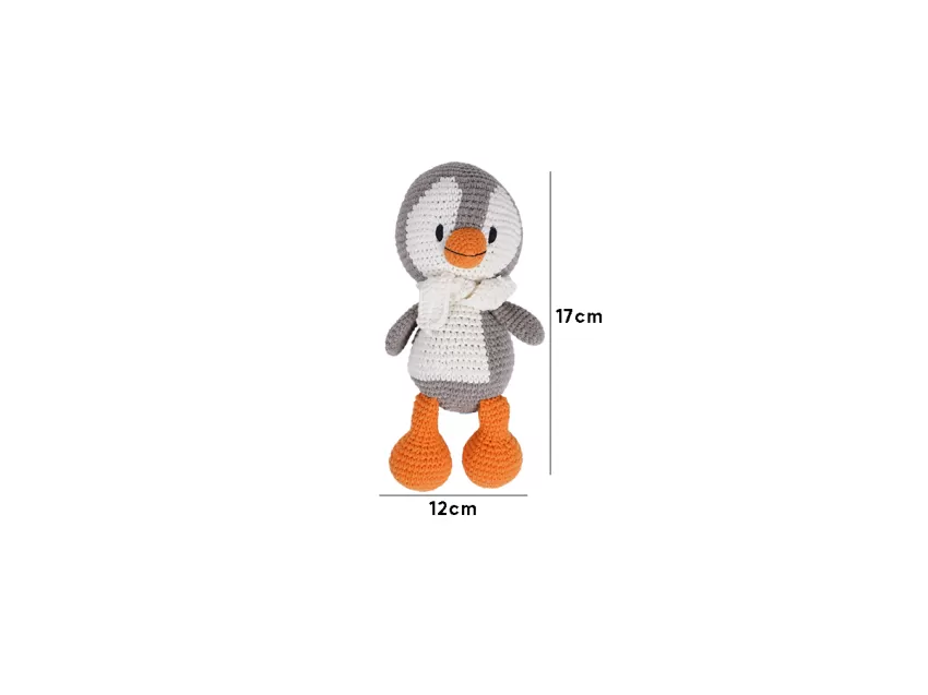 Crochet Stuffed Penguin, Penguin Toy, Penguin Doll, Knitted Plush, Handmade Toy, Gift For Kids, Safe For Children