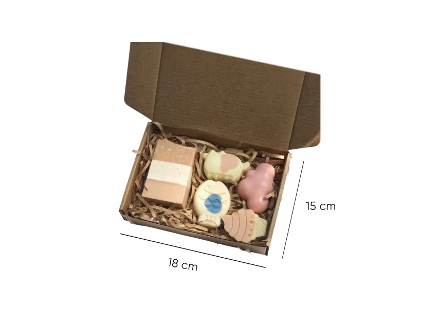 Mini Handmade Soap Gift Box - Natural & Moisturizing Soaps for Women