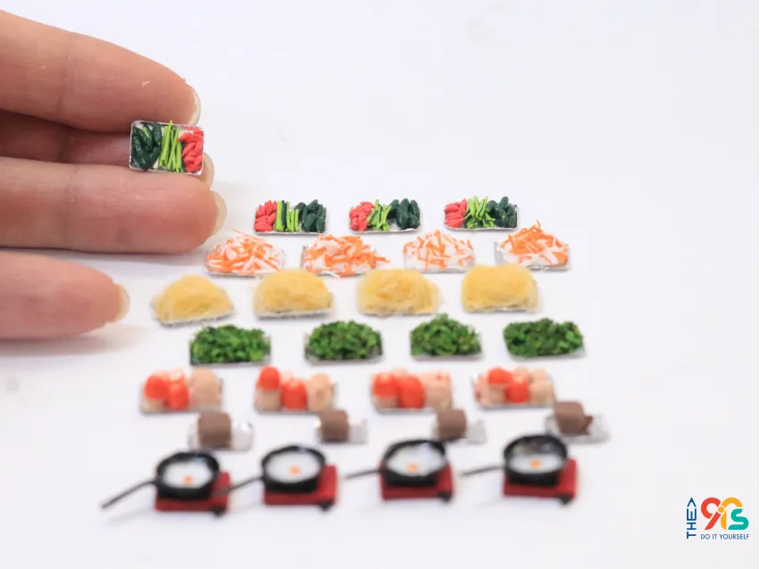 Vietnamese Bread Cart Magnet, Handmade Miniatures, Vietnam Food Gifts, Vietnamese Kitchen Decor, Unique Fridge Magnets