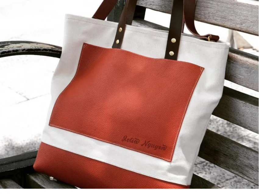 Daily Leather Tote Bag, Soft Material, Durable, Elegant Design, Trendy Style, Versatile For Many Outfits