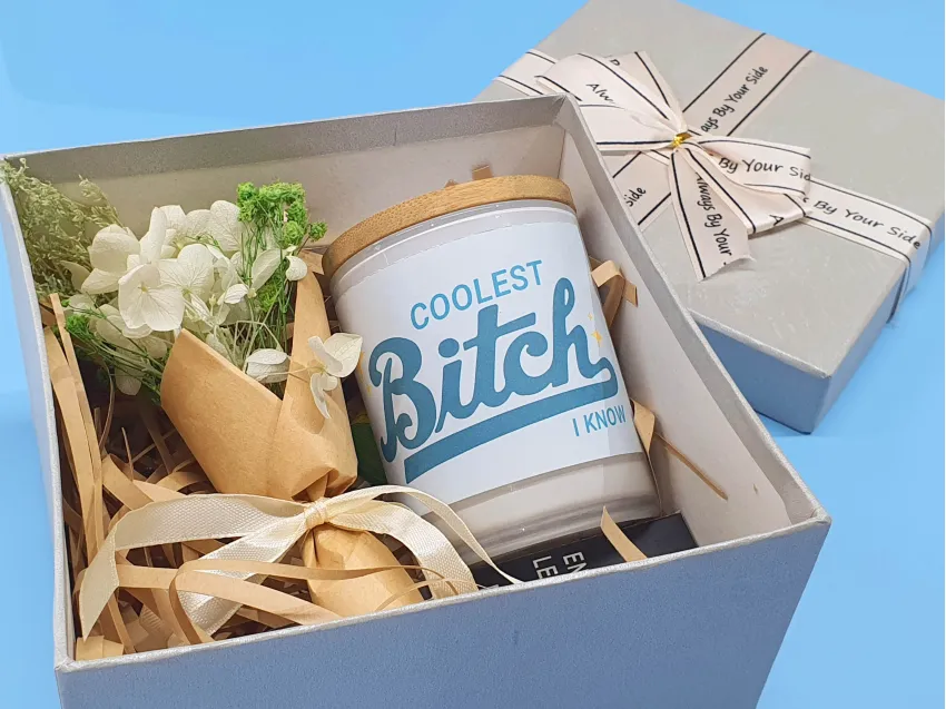 "Coolest Bitch, I Know" Scented Candle Gift, Birthday Gift For Best Friend, Decorative Candles, Unique Gifts, Funny Gifts