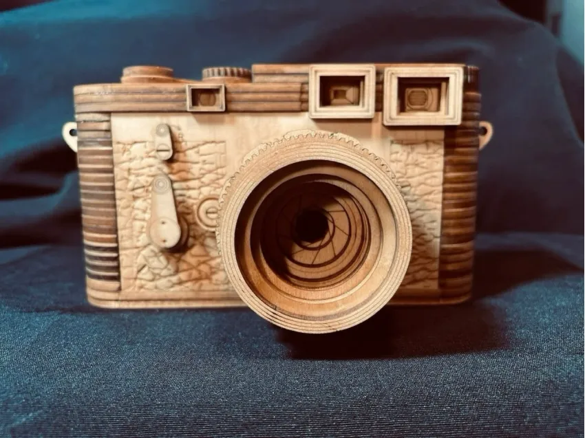 Real Scale Leica M3 Wooden Camera Assembly Model, Creative Handcraft Experience, 139-Operation Wood Model, Home Decoration, Vietnamese Souvenirs Real Scale Leica M3 Wooden Camera Assembly Model, Creative Handcraft Experience, 139-Operation Wood Model, Home Decoration, Vietnamese Souvenirs