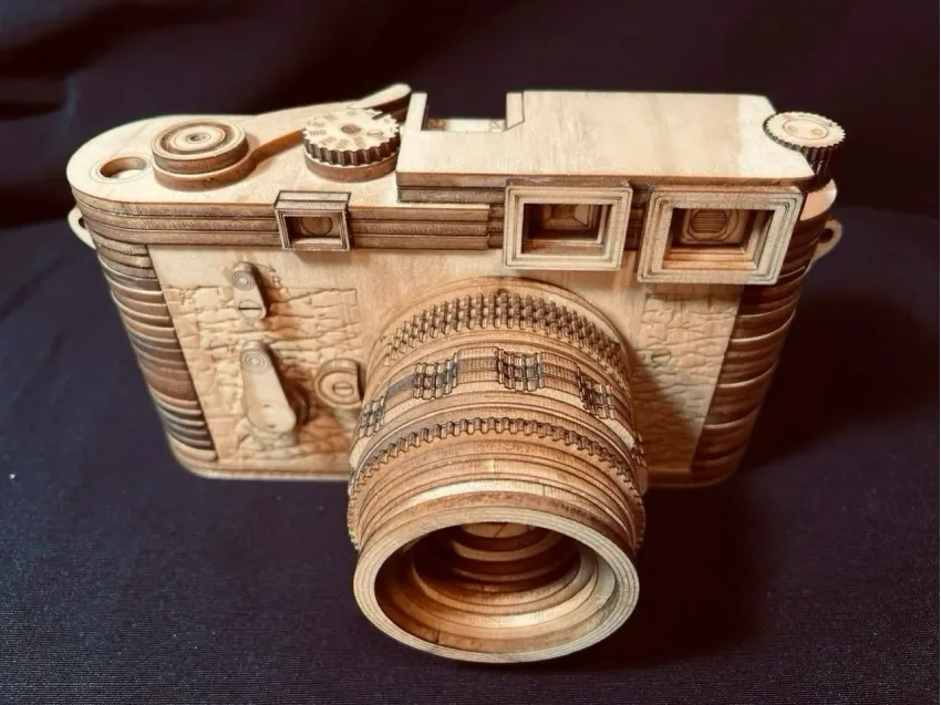 Real Scale Leica M3 Wooden Camera Assembly Model, Creative Handcraft Experience, 139-Operation Wood Model, Home Decoration, Vietnamese Souvenirs Real Scale Leica M3 Wooden Camera Assembly Model, Creative Handcraft Experience, 139-Operation Wood Model, Home Decoration, Vietnamese Souvenirs