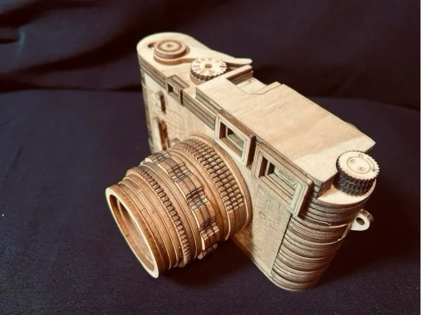 Real Scale Leica M3 Wooden Camera Assembly Model, Creative Handcraft Experience, 139-Operation Wood Model, Home Decoration, Vietnamese Souvenirs Real Scale Leica M3 Wooden Camera Assembly Model, Creative Handcraft Experience, 139-Operation Wood Model, Home Decoration, Vietnamese Souvenirs