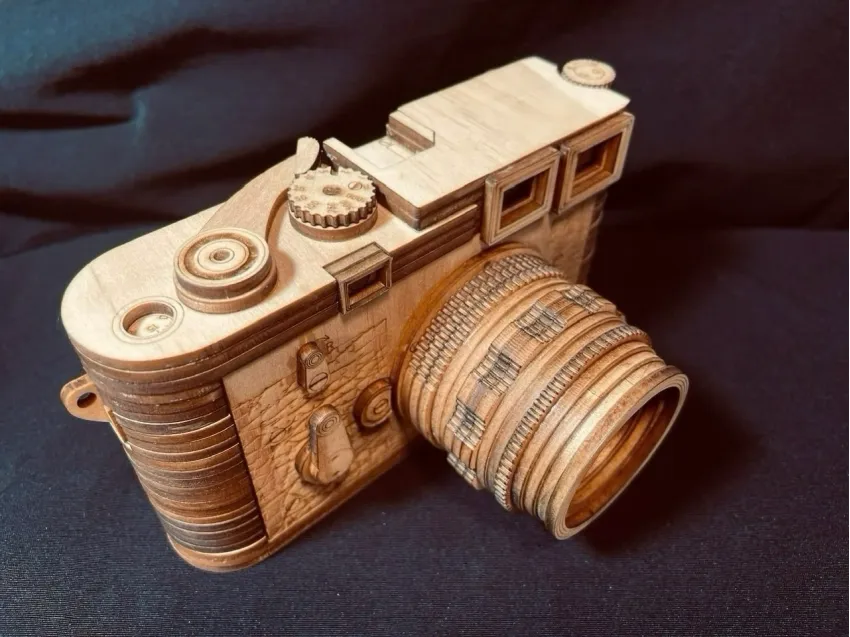 Real Scale Leica M3 Wooden Camera Assembly Model, Creative Handcraft Experience, 139-Operation Wood Model, Home Decoration, Vietnamese Souvenirs Real Scale Leica M3 Wooden Camera Assembly Model, Creative Handcraft Experience, 139-Operation Wood Model, Home Decoration, Vietnamese Souvenirs