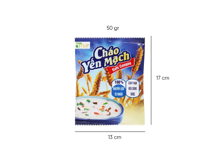 Instant Oats Congee, Single Pack - Tâm Minh Foods | CHUS