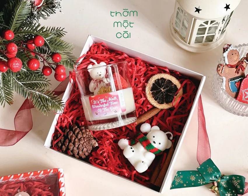 Christmas Gift Set With Scented Bear Candles, Warm Christmas Scents, Unique And Meaningful Christmas Gift Idea, Gifts For Everyone On Your List