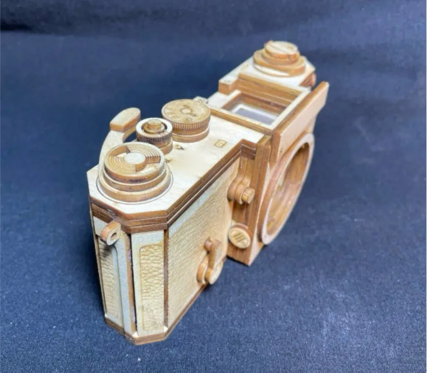 Real Scale Nikon F Wooden Camera Assembly Model, Exquisite Perfection, 152-Operation Wood Model, Thinking Toy, Home Decoration, Vietnamese Souvenirs Real Scale Nikon F Wooden Camera Assembly Model, Exquisite Perfection, 152-Operation Wood Model, Thinking Toy, Home Decoration, Vietnamese Souvenirs