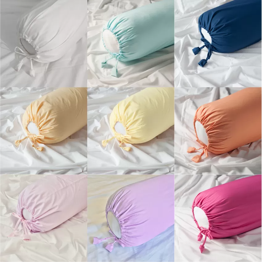 Premium Cotton Hugging Pillowcase, Various Color Options, Soft and Smooth Material, Easy to Clean, Resistant to Fading and Lint