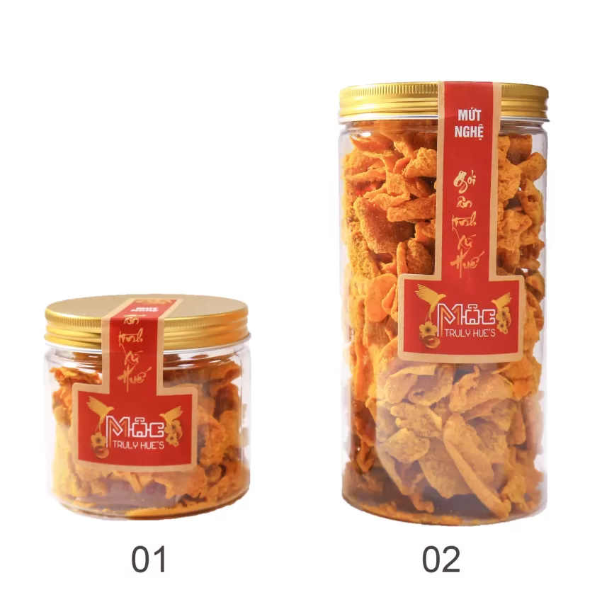 Traditional Candied Turmeric, Hue Specialty, Vietnamese Specialty Agricultural Products, Handcrafted Food Gift