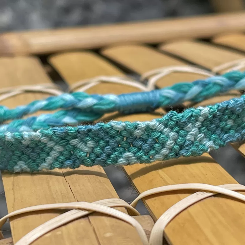 Blue Toned Handmade Bracelet Blue Toned Handmade Bracelet